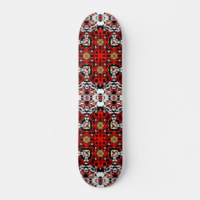 Skateboard Estilo ornamental kaliedoscopio geométrico marroqu (Anverso )