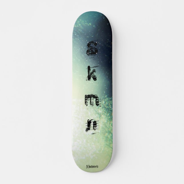 SKATEBOARD ESTILO Y DISEÑO DE PATINAJE (Anverso )