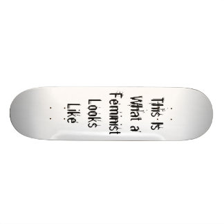Skateboard Esto es lo que parece una feminista