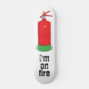 Skateboard Estoy en llamas