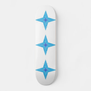 Skateboard Estrella azul