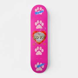 Skateboard Estrella chica ♡ AMAR a Nyan Pink