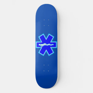 Skateboard Estrella de la vida Servicios médicos de emergenci