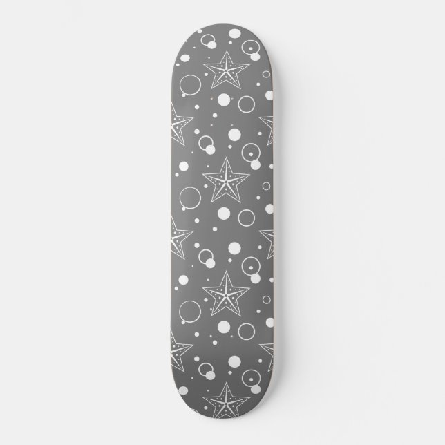 Skateboard Estrella gris Fiesta (Anverso)