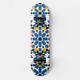Skateboard Estrella Roja de la Bandera de Marruecos Gráfica P