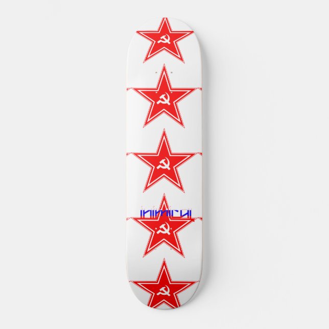 Skateboard Estrella soviética hostil (Anverso)