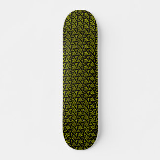 Skateboard Estrella Terrazzo v1 - Negro y amarillo