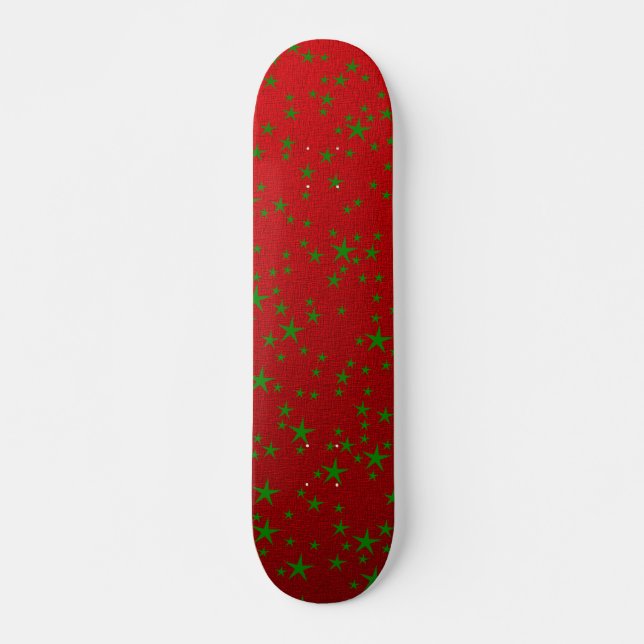Skateboard estrella verde (Anverso )