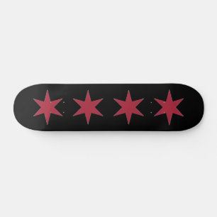 Skateboard Estrellas de Chicago