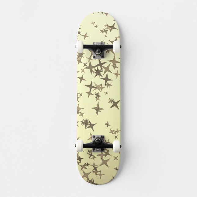 Skateboard Estrellas doradas (Anverso)