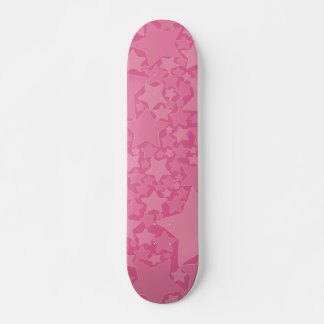 Skateboard Estrellas, estrellas, estrellas - rosa