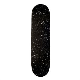 Skateboard Estrellas Purpurinas2 - Negro plateado