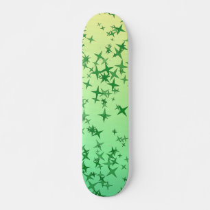 Skateboard Estrellas Verdes