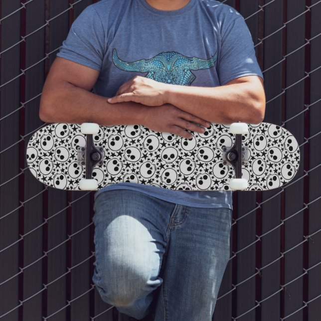 Skateboard Estrellas y calaveras (Exterior 3)
