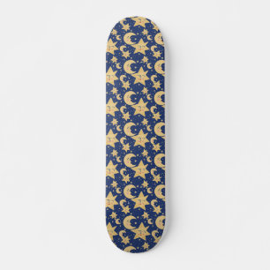 Skateboard Estrellas y luna de patinaje de los años 90