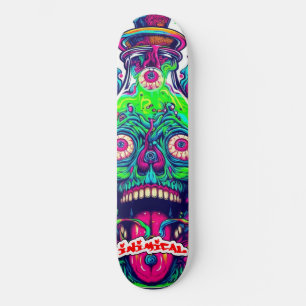 Skateboard Estrés verde hostil