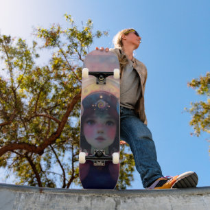 Skateboard Ethereal Fantasy Celestial Child Dream Guardian