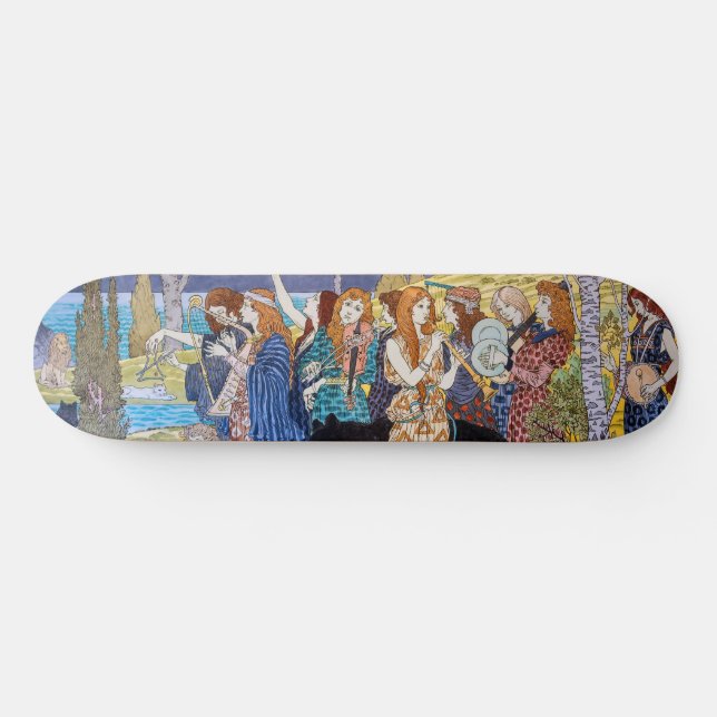 Skateboard Eugene Grasset - Panel decorativo de armonía (Horz)