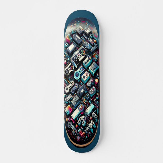 Skateboard Evolución de las almohadillas de juego (Anverso )