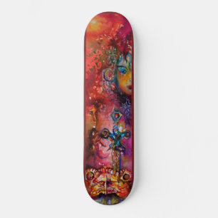 Skateboard EXCALIBUR Espada Mágica Arturo Leyenda Roja
