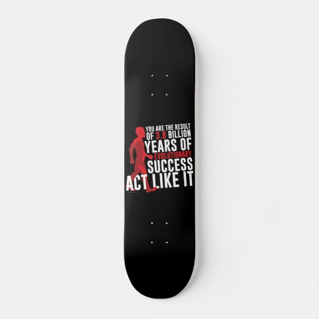Skateboard Éxito evolutivo (Anverso)