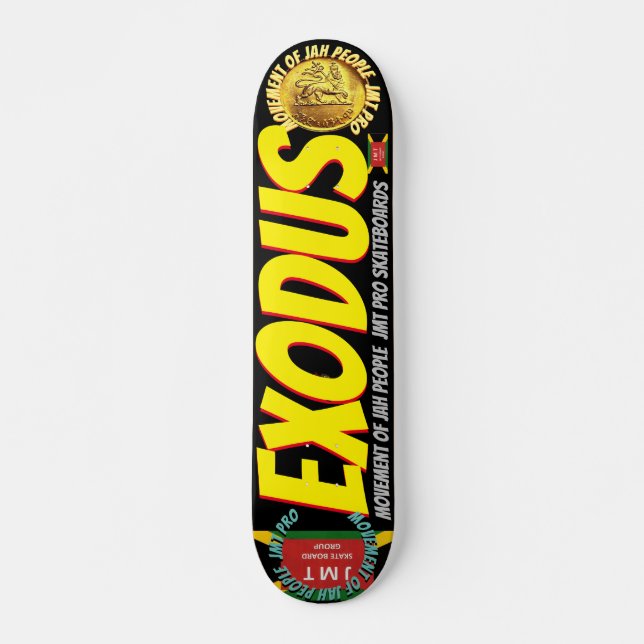 Skateboard EXODUS JMT OFFICIAL 7 3/4" cubierta para skateboar (Anverso )