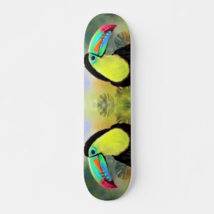 Skateboard Exótico pájaro trópico toco tucán - pintura