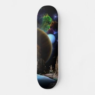 Skateboard Exploración De La Cubierta De Patinaje Espacial Pl