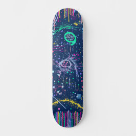 Skateboard Explorador audaz: maximalismo abstracto