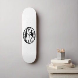 Skateboard Explorador australiano en grunge