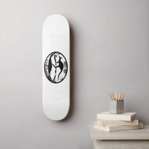 Skateboard Explorador australiano en grunge