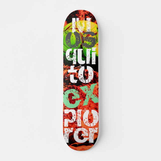 Skateboard explorador de mosquito (Anverso )