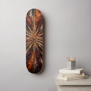 Skateboard Explosión de joyas - Esmeralda Violeta Rosa Oro Vi