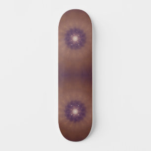 Skateboard Explosión de Mandala Cósmico - Arte de Galaxia Púr