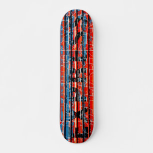 Skateboard "Express" - Pintura de despegado rústico
