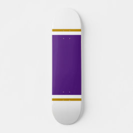 Skateboard Extra Amplio Centro Real Purple Pinstripes En Blan