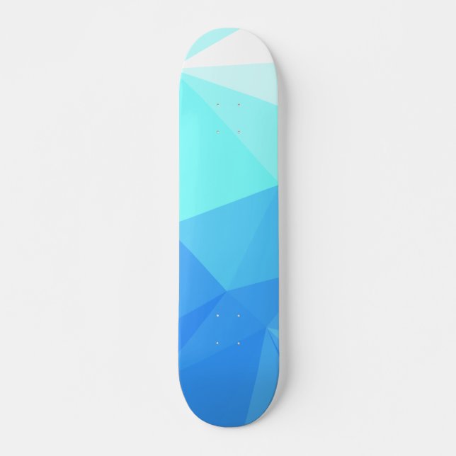 Skateboard Extracto y diseños geométricos limpios - Snowcap (Anverso )