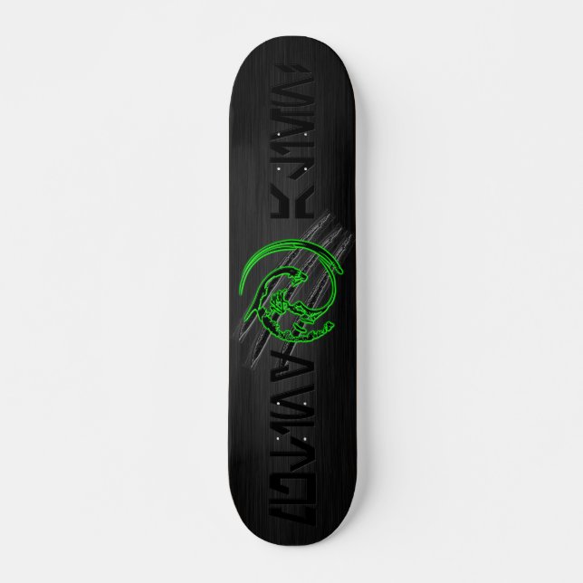 Skateboard EXTRANJERO de metales pesados (Anverso )