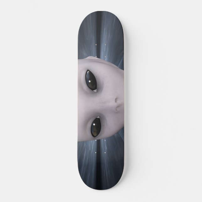 Skateboard Extranjero extraterritorial (Anverso)