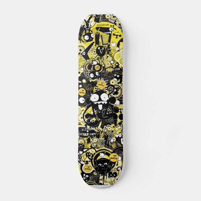 Skateboard Extranjeros de espacio Trippy (Anverso)