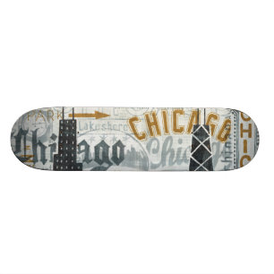 Skateboard Ey vintage de Chicago