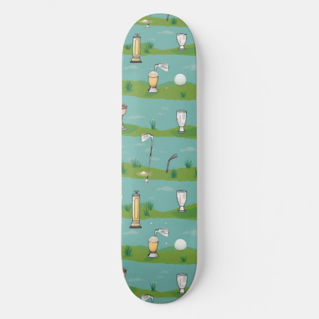 Skateboard Fairway Finesse: Juego de Patrones de Esenciales d (Anverso)