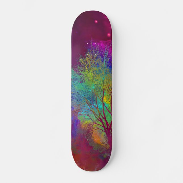 Skateboard Falling into Space (Anverso)
