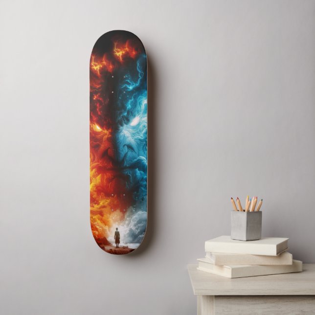 Skateboard Fantasía (Arte de la pared)