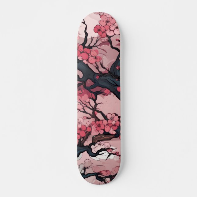Skateboard Fantasía Cherry Blossom Dreamscape (Anverso )