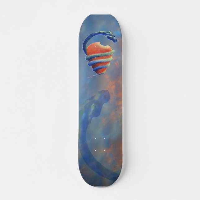 Skateboard Fantasía Dragon Surf Board Doble Serpiente (Anverso )