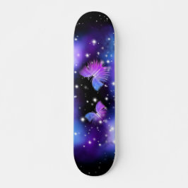 Skateboard Fantasía Espacial Mariposas Cosmógenas