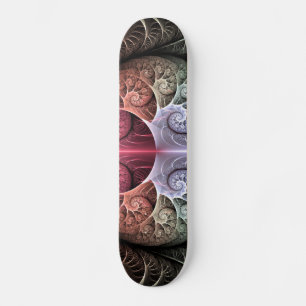 Skateboard Fantasía irreal abstracta arte fractal