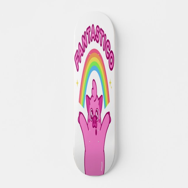 Skateboard Fantastico - Cerdo lindo (Anverso )