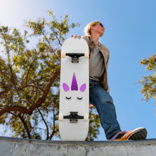 Skateboard Fantástico Unicornio Rosa Lindo